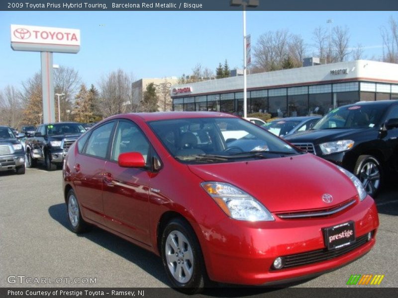 Barcelona Red Metallic / Bisque 2009 Toyota Prius Hybrid Touring