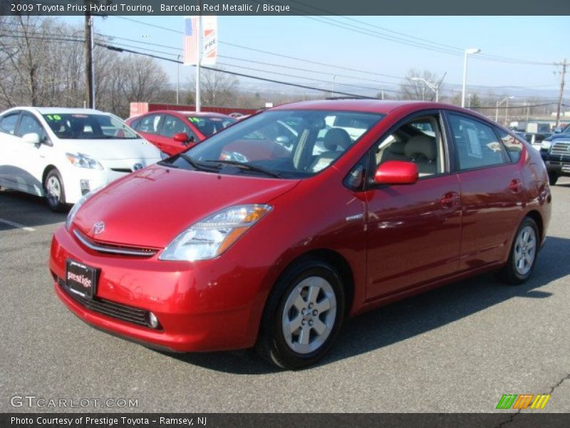 Barcelona Red Metallic / Bisque 2009 Toyota Prius Hybrid Touring