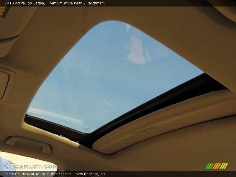 Premium White Pearl / Parchment 2010 Acura TSX Sedan