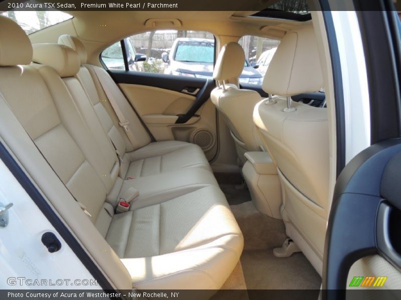 Premium White Pearl / Parchment 2010 Acura TSX Sedan