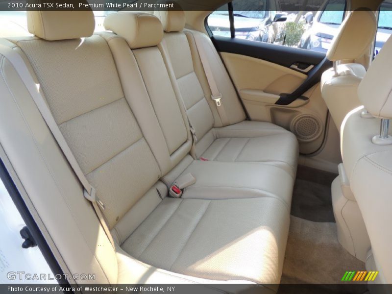 Premium White Pearl / Parchment 2010 Acura TSX Sedan
