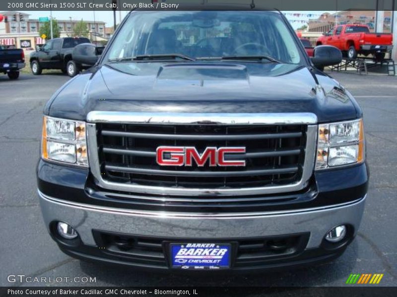 Onyx Black / Ebony 2008 GMC Sierra 1500 SLT Crew Cab