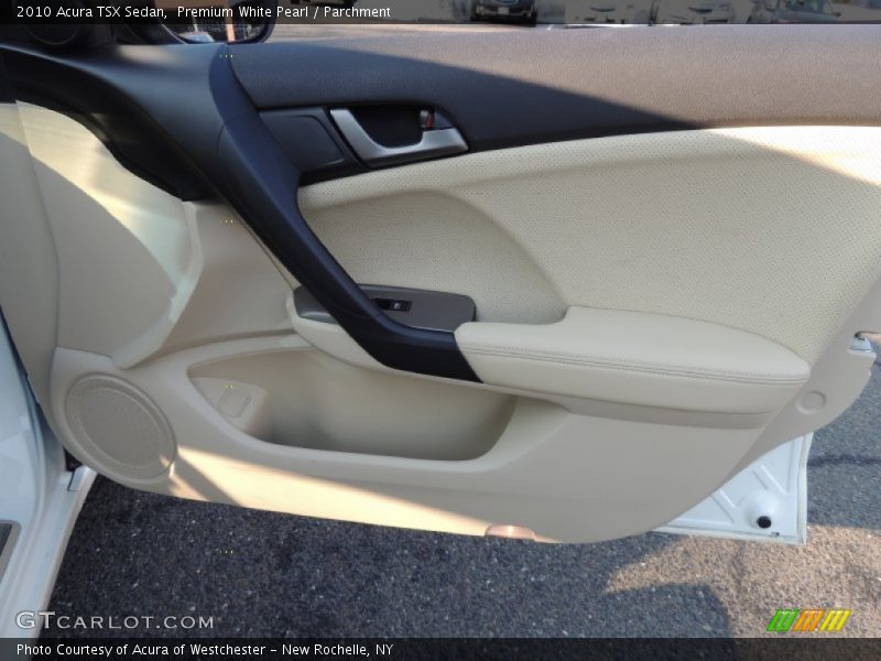 Premium White Pearl / Parchment 2010 Acura TSX Sedan