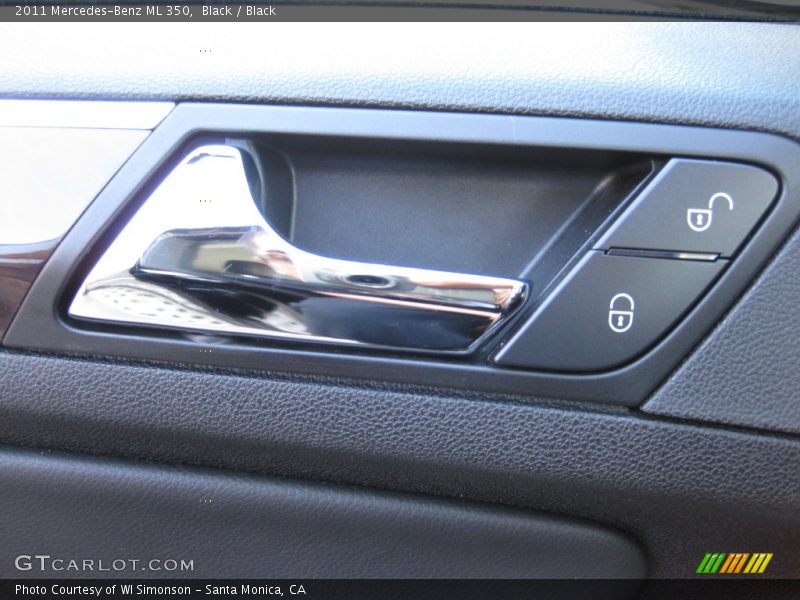 Black / Black 2011 Mercedes-Benz ML 350