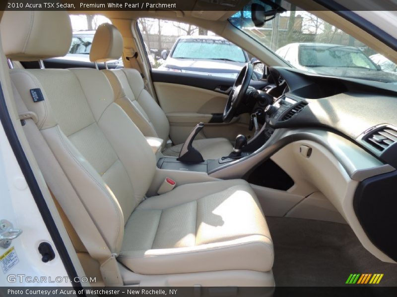 Premium White Pearl / Parchment 2010 Acura TSX Sedan