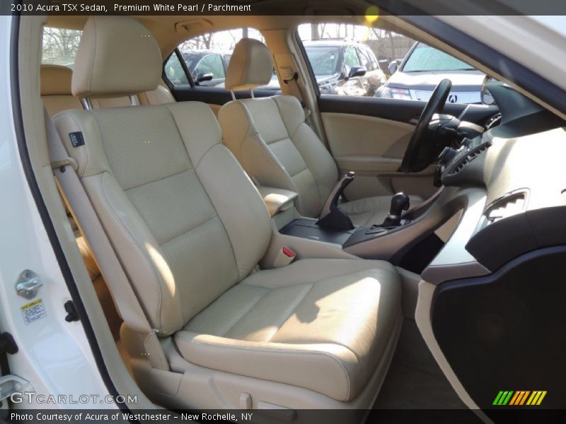 Premium White Pearl / Parchment 2010 Acura TSX Sedan
