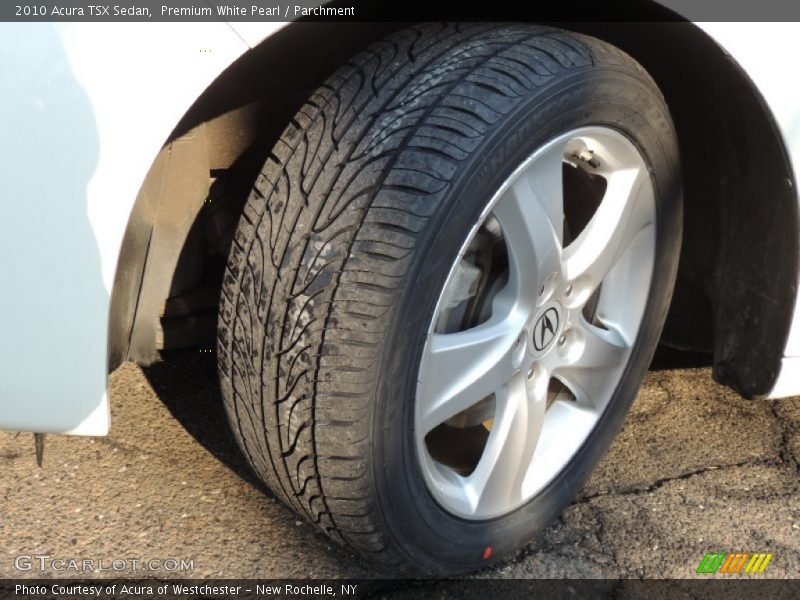Premium White Pearl / Parchment 2010 Acura TSX Sedan