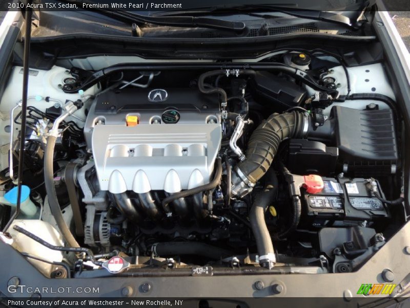 Premium White Pearl / Parchment 2010 Acura TSX Sedan