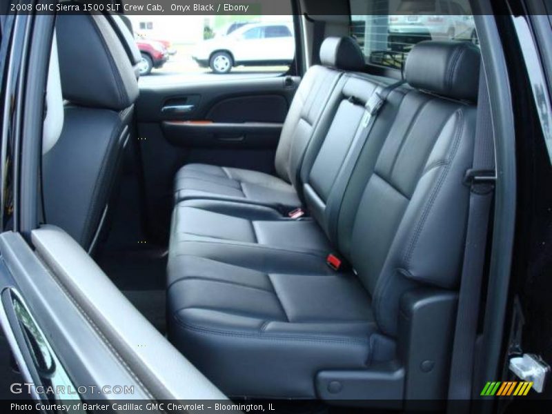 Onyx Black / Ebony 2008 GMC Sierra 1500 SLT Crew Cab