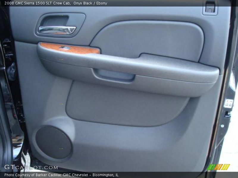 Onyx Black / Ebony 2008 GMC Sierra 1500 SLT Crew Cab