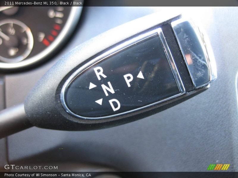 Black / Black 2011 Mercedes-Benz ML 350