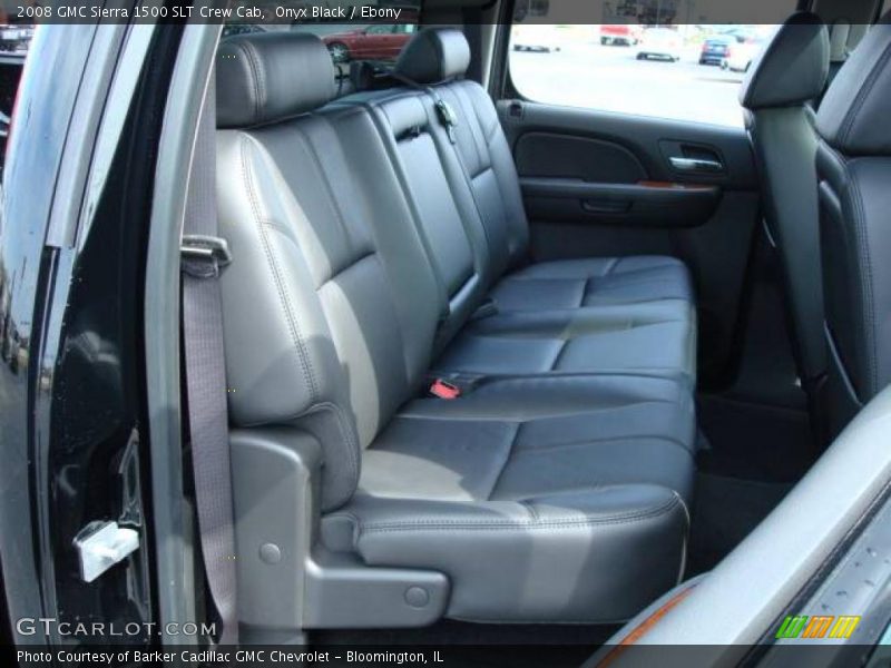 Onyx Black / Ebony 2008 GMC Sierra 1500 SLT Crew Cab