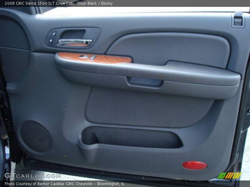 Onyx Black / Ebony 2008 GMC Sierra 1500 SLT Crew Cab