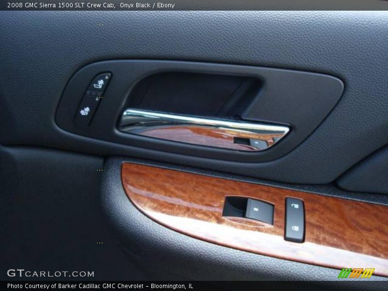 Onyx Black / Ebony 2008 GMC Sierra 1500 SLT Crew Cab