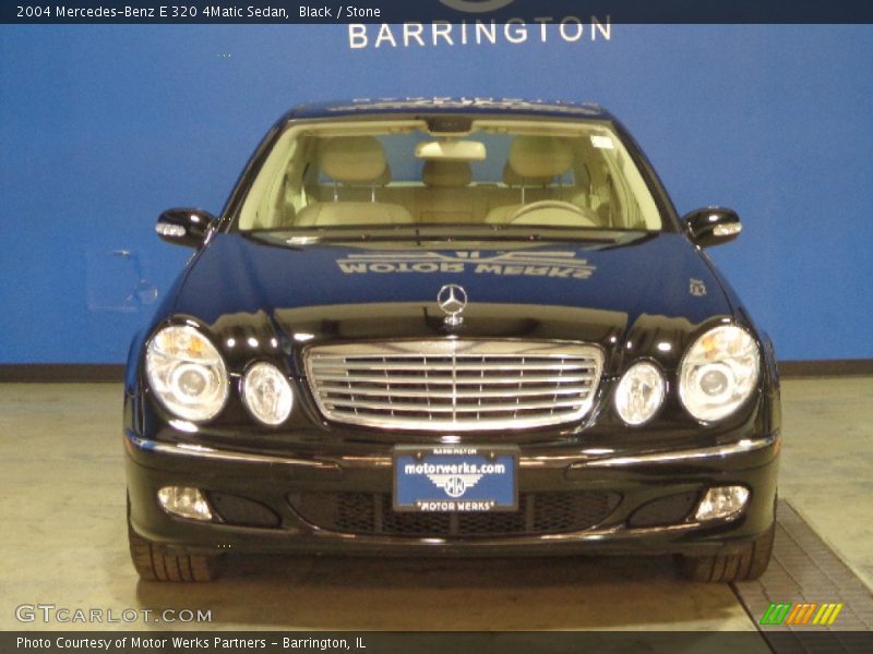 Black / Stone 2004 Mercedes-Benz E 320 4Matic Sedan