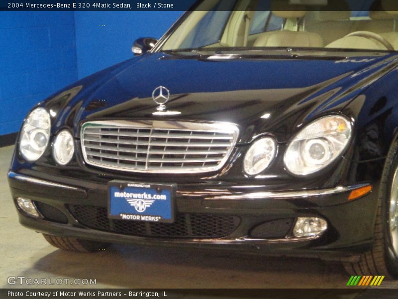 Black / Stone 2004 Mercedes-Benz E 320 4Matic Sedan