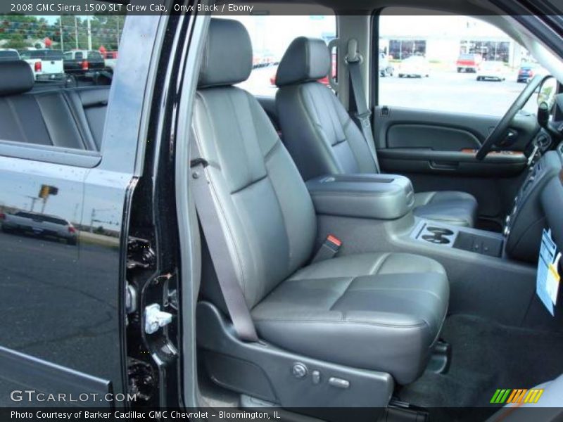 Onyx Black / Ebony 2008 GMC Sierra 1500 SLT Crew Cab