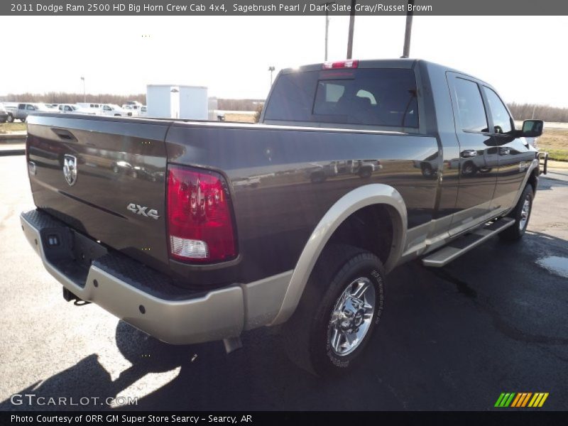 Sagebrush Pearl / Dark Slate Gray/Russet Brown 2011 Dodge Ram 2500 HD Big Horn Crew Cab 4x4
