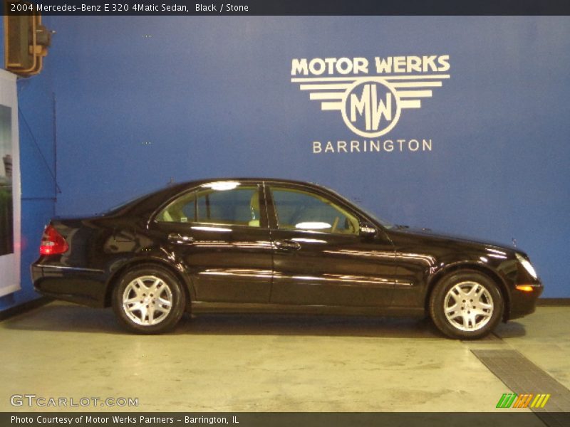 Black / Stone 2004 Mercedes-Benz E 320 4Matic Sedan