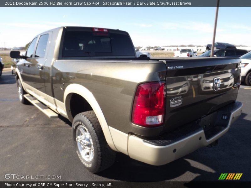 Sagebrush Pearl / Dark Slate Gray/Russet Brown 2011 Dodge Ram 2500 HD Big Horn Crew Cab 4x4