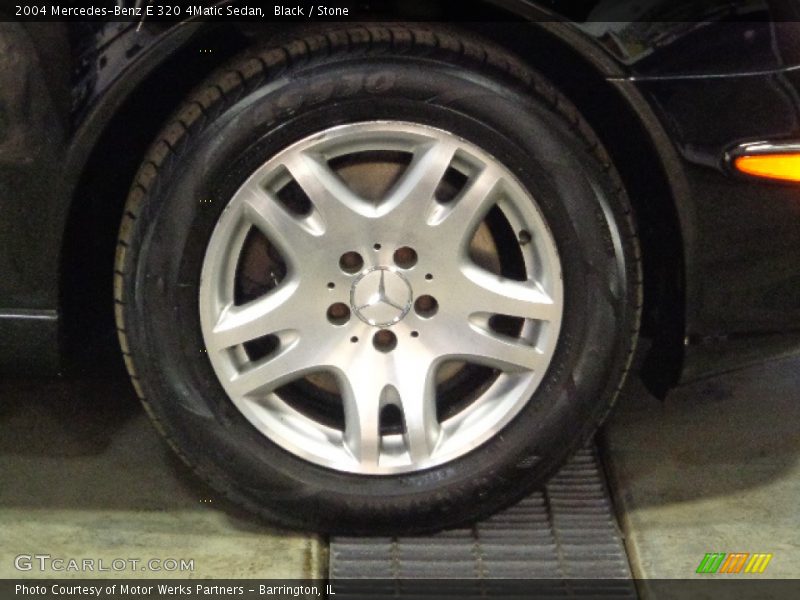 Black / Stone 2004 Mercedes-Benz E 320 4Matic Sedan