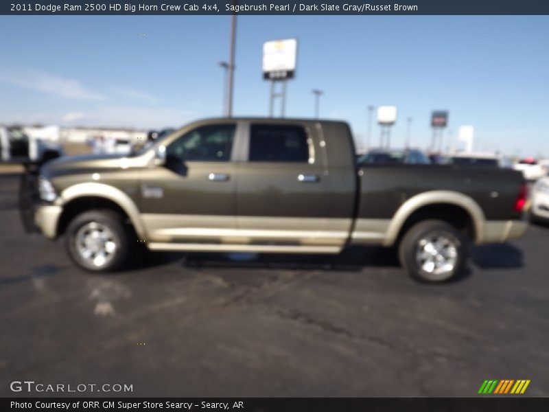 Sagebrush Pearl / Dark Slate Gray/Russet Brown 2011 Dodge Ram 2500 HD Big Horn Crew Cab 4x4