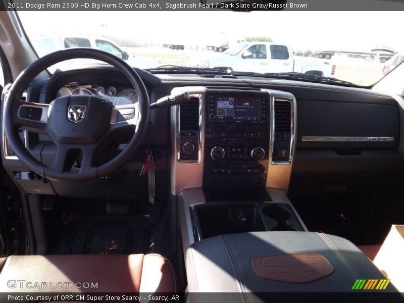 Sagebrush Pearl / Dark Slate Gray/Russet Brown 2011 Dodge Ram 2500 HD Big Horn Crew Cab 4x4
