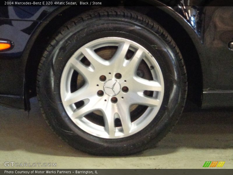 Black / Stone 2004 Mercedes-Benz E 320 4Matic Sedan