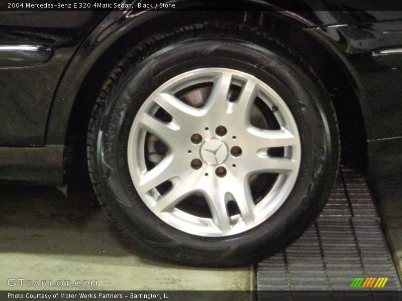 Black / Stone 2004 Mercedes-Benz E 320 4Matic Sedan