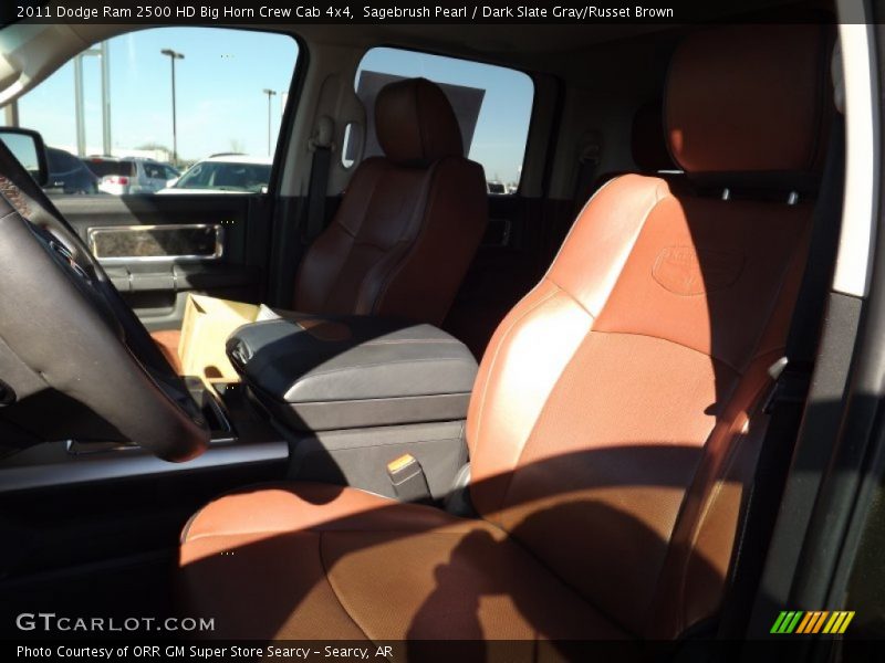 Sagebrush Pearl / Dark Slate Gray/Russet Brown 2011 Dodge Ram 2500 HD Big Horn Crew Cab 4x4