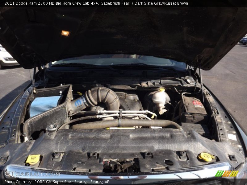 Sagebrush Pearl / Dark Slate Gray/Russet Brown 2011 Dodge Ram 2500 HD Big Horn Crew Cab 4x4