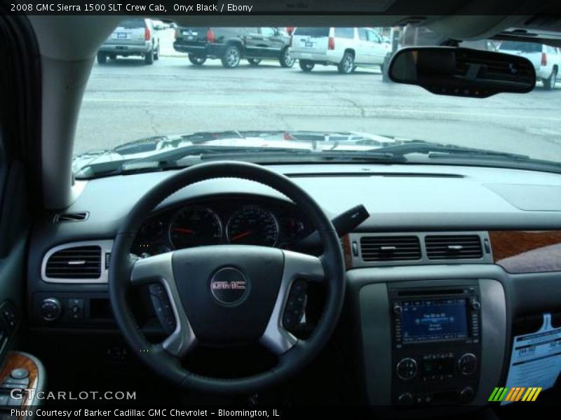 Onyx Black / Ebony 2008 GMC Sierra 1500 SLT Crew Cab