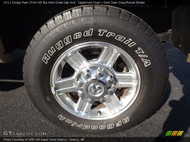 Sagebrush Pearl / Dark Slate Gray/Russet Brown 2011 Dodge Ram 2500 HD Big Horn Crew Cab 4x4
