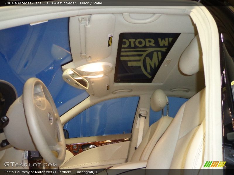 Black / Stone 2004 Mercedes-Benz E 320 4Matic Sedan