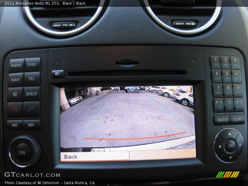 Black / Black 2011 Mercedes-Benz ML 350