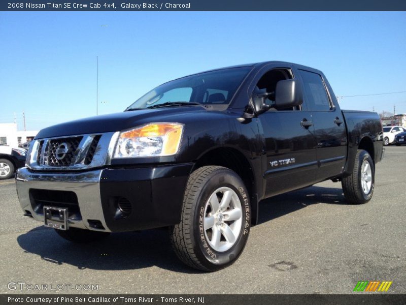 Galaxy Black / Charcoal 2008 Nissan Titan SE Crew Cab 4x4