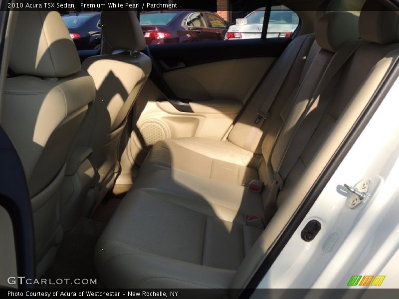 Premium White Pearl / Parchment 2010 Acura TSX Sedan