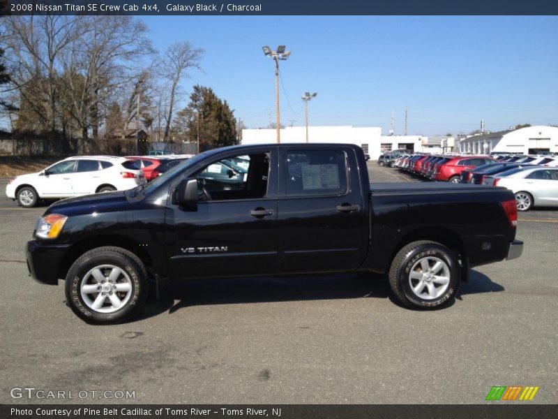 Galaxy Black / Charcoal 2008 Nissan Titan SE Crew Cab 4x4