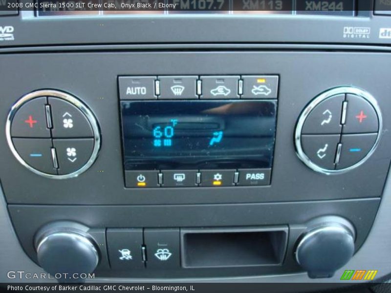 Onyx Black / Ebony 2008 GMC Sierra 1500 SLT Crew Cab
