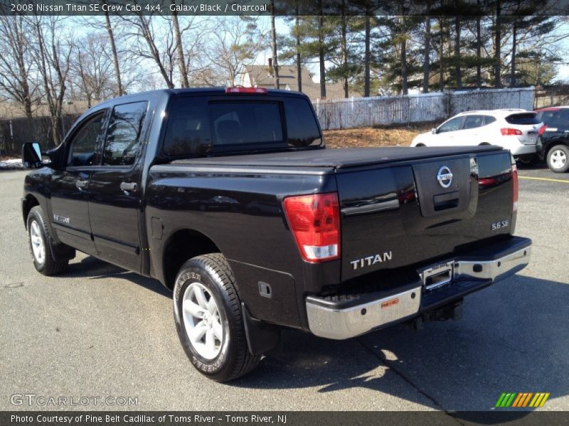 Galaxy Black / Charcoal 2008 Nissan Titan SE Crew Cab 4x4