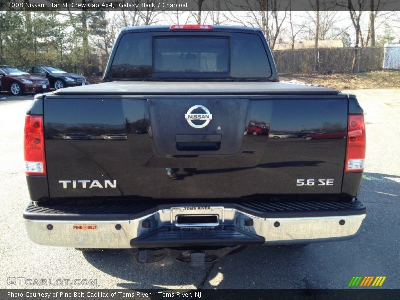 Galaxy Black / Charcoal 2008 Nissan Titan SE Crew Cab 4x4
