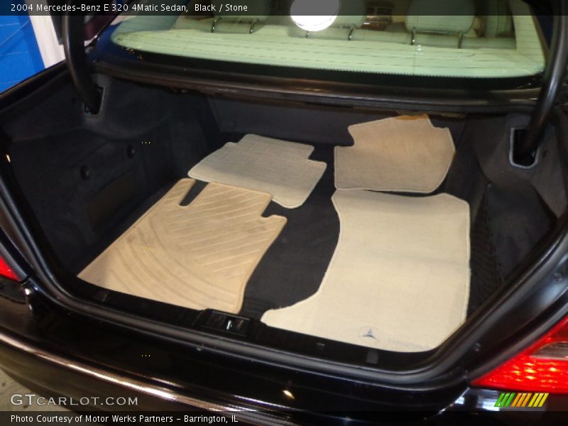 Black / Stone 2004 Mercedes-Benz E 320 4Matic Sedan