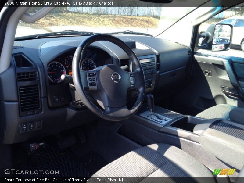Galaxy Black / Charcoal 2008 Nissan Titan SE Crew Cab 4x4