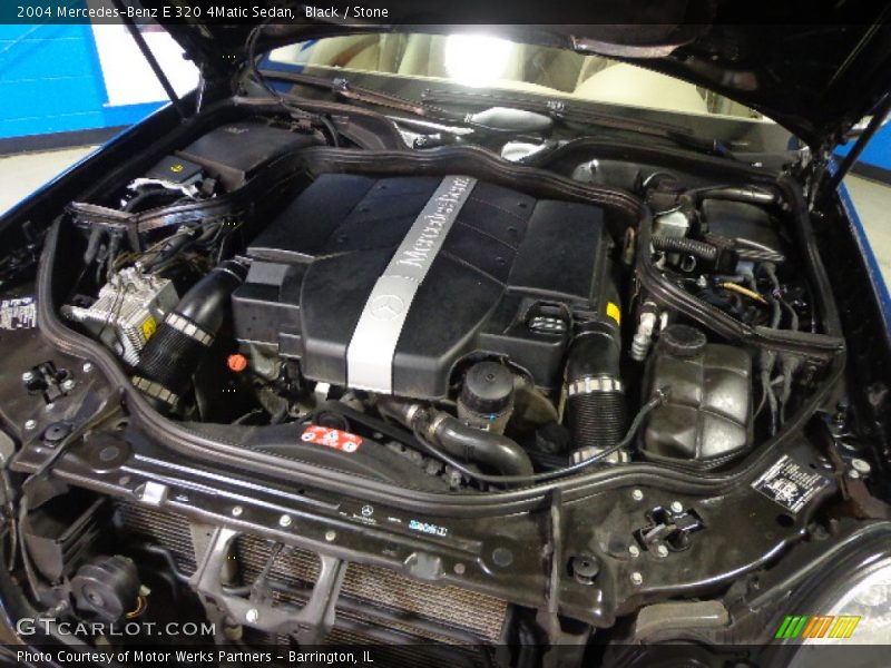 Black / Stone 2004 Mercedes-Benz E 320 4Matic Sedan