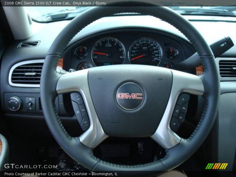 Onyx Black / Ebony 2008 GMC Sierra 1500 SLT Crew Cab