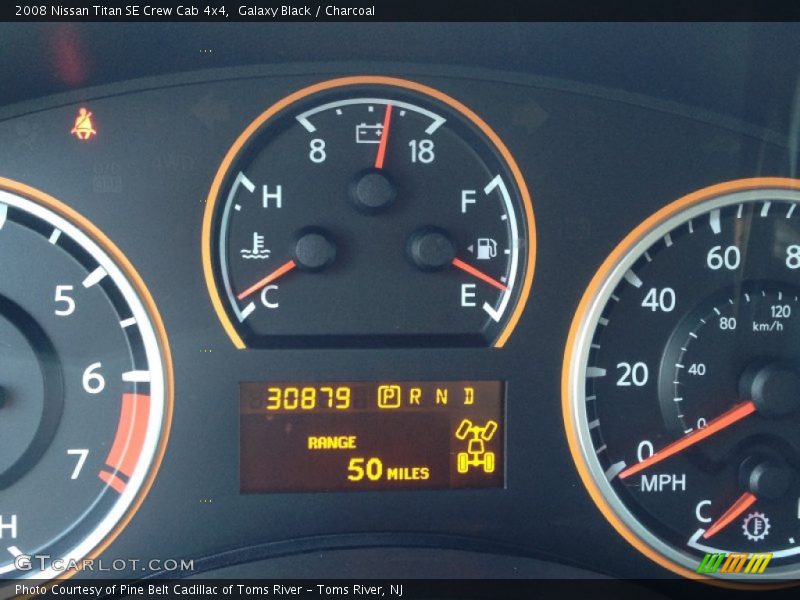 Galaxy Black / Charcoal 2008 Nissan Titan SE Crew Cab 4x4