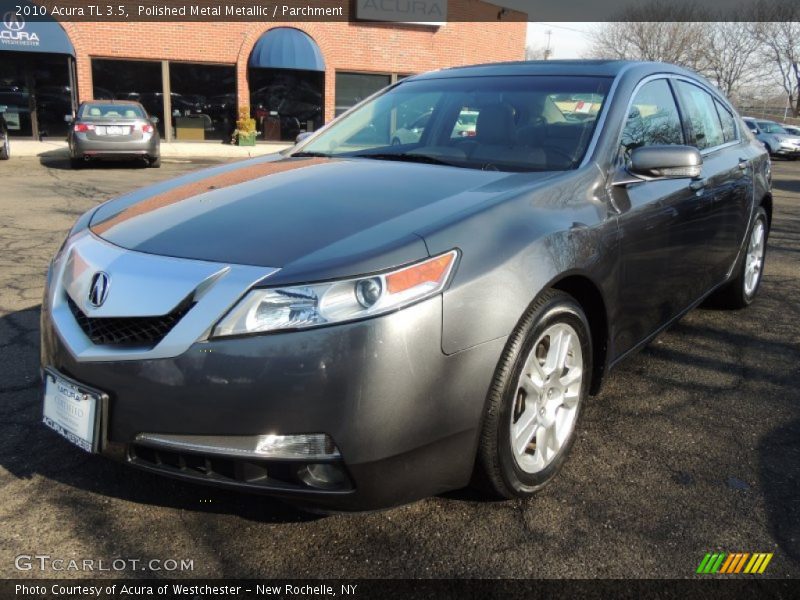 Polished Metal Metallic / Parchment 2010 Acura TL 3.5