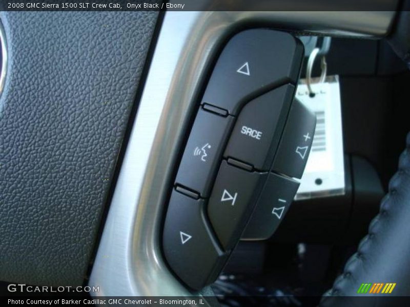 Onyx Black / Ebony 2008 GMC Sierra 1500 SLT Crew Cab