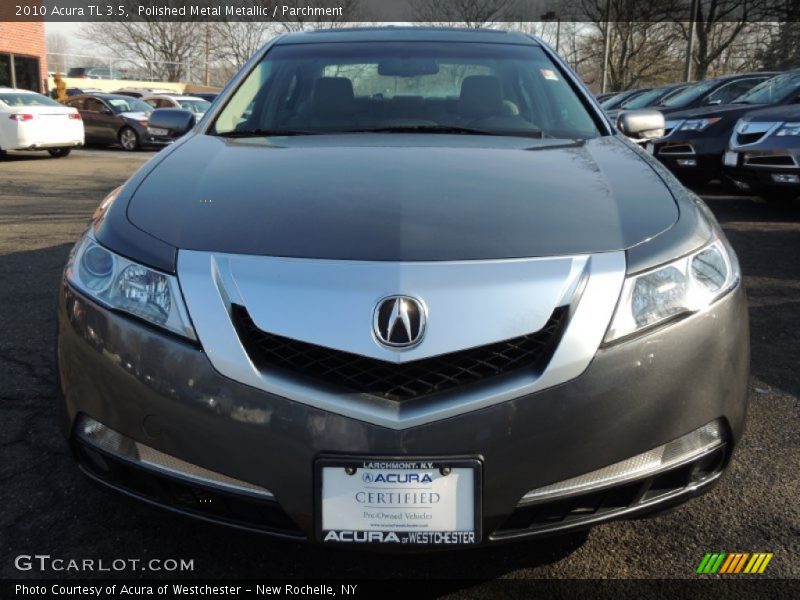 Polished Metal Metallic / Parchment 2010 Acura TL 3.5