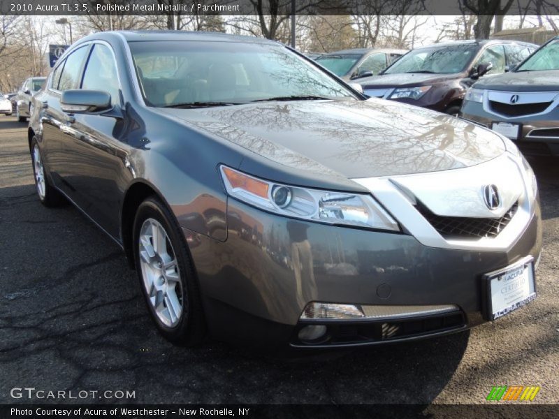 Polished Metal Metallic / Parchment 2010 Acura TL 3.5